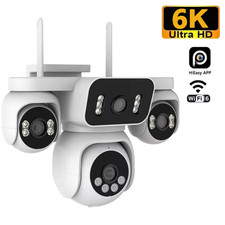 Telecamera IP Wifi Esterna per La Sicurezza Domestica Da 20 MP 10K 4 Obiettivi 4