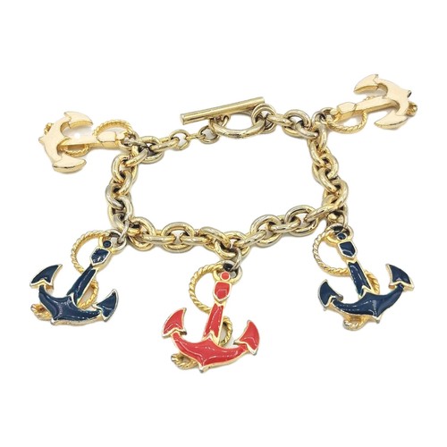 Bracciale charm ancoraggio - bracciale,