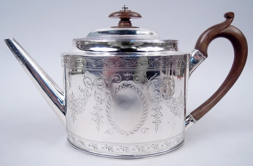 Hester bateman teiera antico - hester,