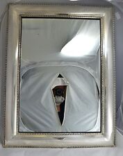 S5746     BELLISSIMO SPECCHIO CON CORNICE IN ARGENTO SHEFFIELD COLLECTION