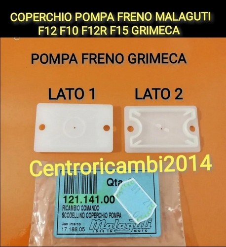 Coperchio pompa freno malaguti - coperchio,