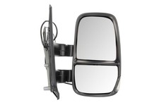 Convex manual exterior mirror