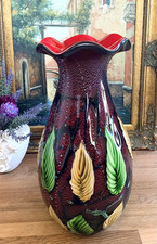 Vaso in vetro vaso artistico