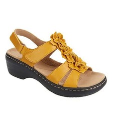 Sandali donna zeppa gancio - , e