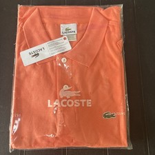 Polo T-shirt Lacoste Uomo Taglia 7 XL Salmone