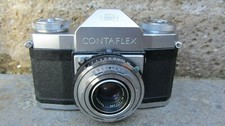 FOTOCAMERA ZEISS IKON CONTAFLEX CON TESSAR 45 MM F :2,8 FUNZIONANTE