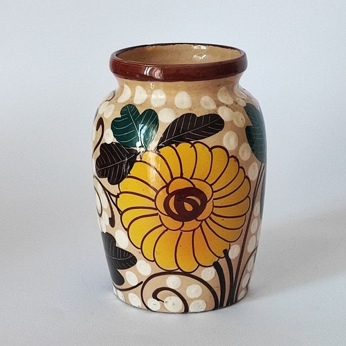 Vasetto maiolica aquila - in,