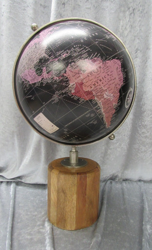 Mappamondo decorativo base - mappamondo, su