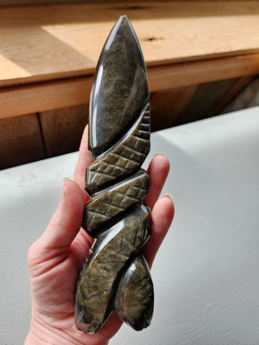 Athame ossidiana lucida - in,