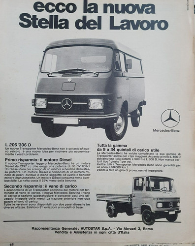 Mercedes autocarro 206 - mercedes,