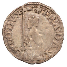 MONETA ARGENTO SOLDINO VECCHIO