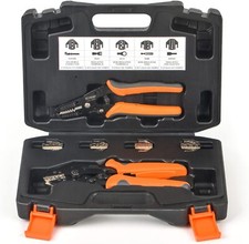 Ratcheting crimper hand - crimper, tool