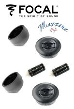 FOCAL TW COPPIA TWEETER A CUPOLA ROVESCIATA + CONDENSATORI  DAL KIT ASE-165 AUTO