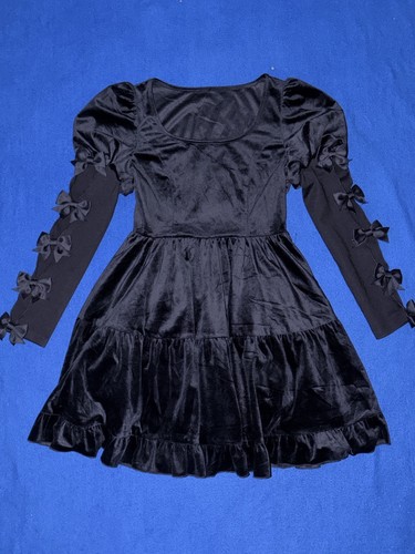 Abito nero alice gothic - to,