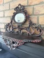 Scaffale specchio vintage