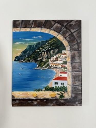 Dipinto acrilico paesaggio - acrilico, paesaggio💙