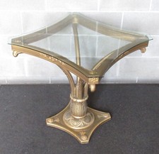 Tavolino legno dorato mono