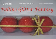 PALLINE NATALE PALLE GLITTER