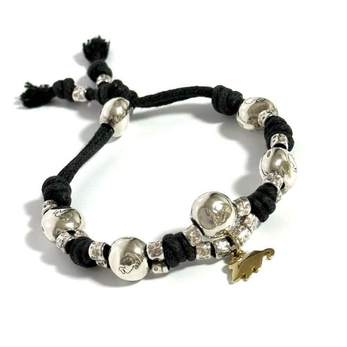 Bracciale pomellato dodo charm - bracciale,