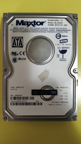 Maxtor 6l200s0 200gb sata - 6l200s0, hdd