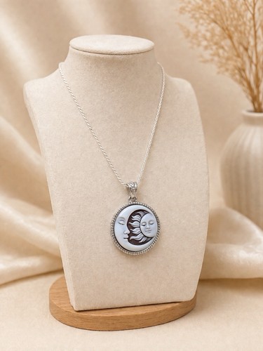 Collana cammeo sole luna - sole,