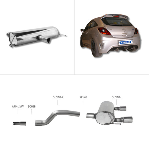 Scarico sportivo bastuck - scarico,