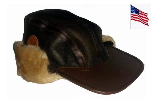 Cappello aviatore pelle bomber - cappello,