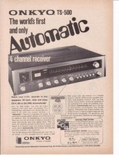 RARO 1974 Onkyo TS-500
