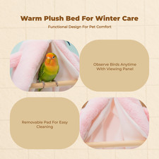 Nido invernale in peluche per