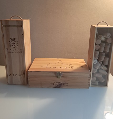 Cassette legno vino - cassette,