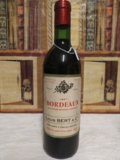 Vino 1967 Bordeaux Louis Bert