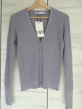 CARDIGAN ZARA GRIGIO/LAVANDA A