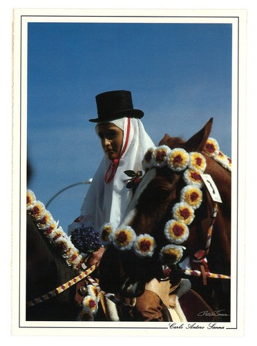 Cartolina sartiglia oristano - cartolina,