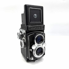 Fotocamera Yashica D 6X6 con obiettivo 80mm F3.5 + tappo PER RICAMBI