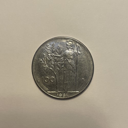 Moneta 100 lire 1981 minerva - lire,