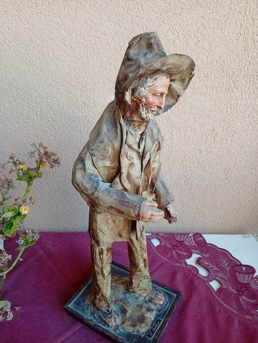 Pastore cartapesta h40cm - di, -h40cm-