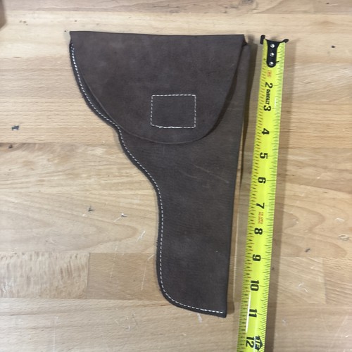 Heavy leather revolver case - heavy,