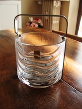 Porta ghiaccio designer Fabio Frontini vetro cristallo Arnolfo di Cambio 1970 