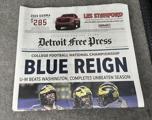 Giornale michigan wolverines - giornale,