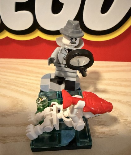 Lego minifigure detective con - minifigure,