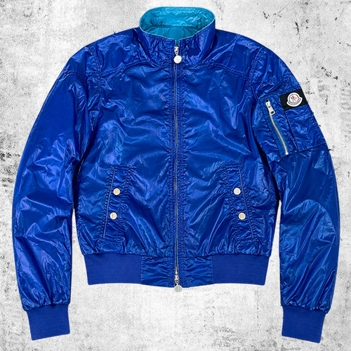 Giacca bomber moncler blu - giacca,