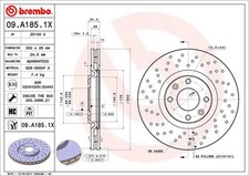 COPPIA DISCHI FRENO BREMBO