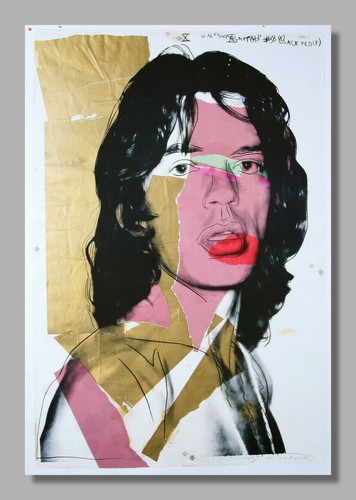 Andy warhol mick - andy, jagger»