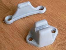 Grigio Porta Fermo Catch Locker Porta Stop per Caravan Camper Motore Casa