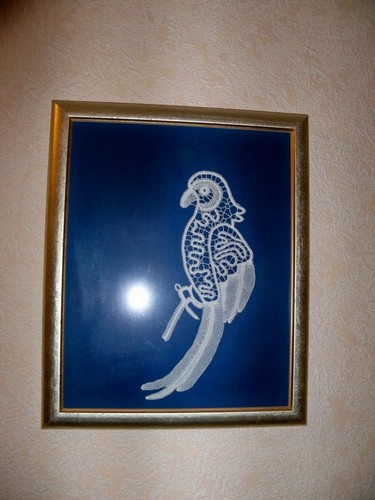 Quadro tombolo artigianale - tombolo,