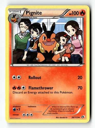Pokemon card pignite - pokemon,