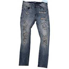 Denim con supporto strappato