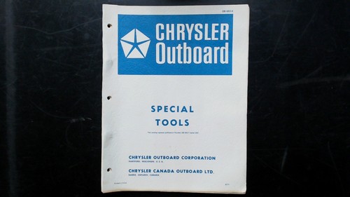 Chrysler outboard special - chrysler,