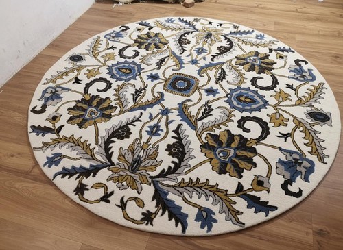 Tappeto boho rotondo lana - boho, in