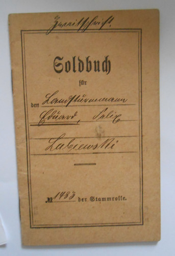Ww1 imperial german soldbuch - ww1,